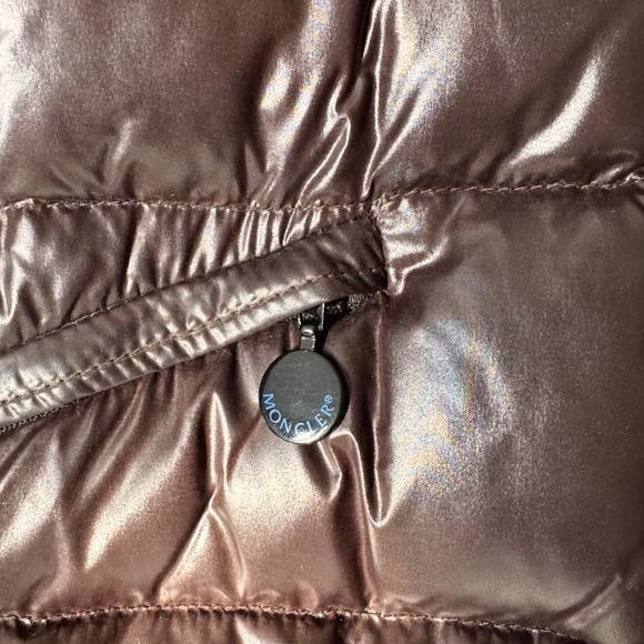 Moncler coat chocolate brown (different shades in photos/classic dark brown) - Picture 7 of 10